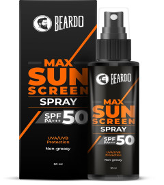Beardo Max Sunscreen SPF 50 Spray for Men 50 ml (pack of 2) Fs