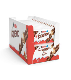 Ferrero Kinder Chocolate Bueno, Case, 43 g x 30 Bars Free shipping worldwide
