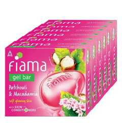 Fiama Soap, Patchouli and Macadamia 125g (Pack of 6) Free shipping worldwide