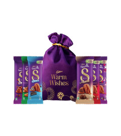 Cadbury Celebrations Special Silk Chocolates Potli Gift Pack, 343 gm ,Free shipping worldwide