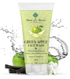 Teal & Terra Green Apple Premium Face Wash, 100 ml | free shipping