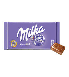 Milka Alpine Milk Chocolate, 100 g Free shipping world