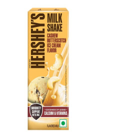 HERSHEY'S Cashew Butterscotch Ice Cream Flavored Milkshake | Enriched with