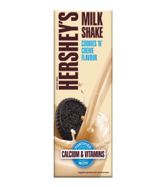 Hershey's Milkshake Cookies N Crème, 180ml (Pack of 4) Free shipping world