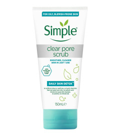 Exfoliante facial Simple Daily Skin Detox Clear Pore, 150 ml (envío gratis)