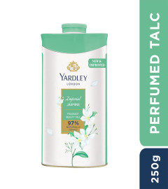 Yardley London Imperial Jasmine parfümiertes Talkumpuder für Frauen 250 gm (Kostenloser Versand)