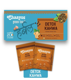 Chaayos Detox Grüner Tee – Desi Kahwa (50 Teebeutel)