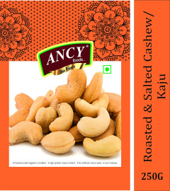 Ancy Foods Premium Dry Fruits (Cashew Roasted & Salted 250g)(Pack of 1x250g) ( Free Shipping )