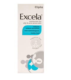 Cipla Excela Feuchtigkeitscreme für fettige und zu Akne neigende Haut 50 gm (Kostenloser Versand)