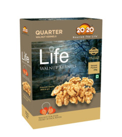 20-20 Dry Fruits Quarter Walnut Kernels 250g ( Free Shipping )
