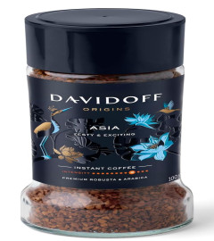 Davidoff Origins Asia Flavor Caffè istantaneo in polvere 100G, bottiglia di vet