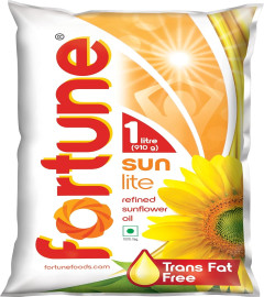 Fortune Sunlite Raffiniertes Sonnenblumenöl 1L (Kostenloser Versand)