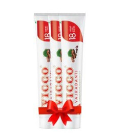 Vicco Vajradanti Zahnpasta 200 gm (3er Pack) Kostenloser Versand