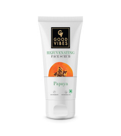 Good Vibes Rejuvenating Papaya Face Scrub( Free Shipping Worldwide)
