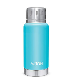 Milton Elfin 160 Thermosteel Hot and Cold Water Bottle, 160 ml, Light Blue | Leak Proof | Easy to Carry | Office Bottle | Hiking | Trekking | Travel Bottle | Gym | Home | Kitchen Bottle ( Free Shipping worldwide )