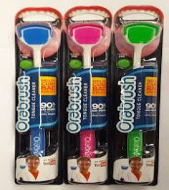 Orabrush Rubber Tongue Cleaner (Pack of 3)
