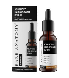 Bare Anatomy Advanced Hair Growth Serum | 3% Redensyl + 4% Anagain + 3% Baicapil + 1% Capilia 30 ML
