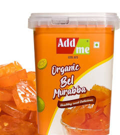Add me Sweet Dry Bel Murabba Pieces Without Syrup Immunity boosters (750 gm) Bucket Pack | Homemade