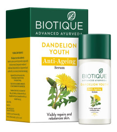 Biotique Dandelion Youth Anti-Ageing Serum 40ml x 2 pack (free shipping)