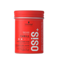 Schwarzkopf Professional Osis+ Thrill Elastic Clay Hair Styling Fibre Gum I Enhances Defination And