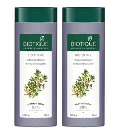 Biotique Thyme Volume Conditioner For Fine And Thinning Hair 180ml (pack of 2)