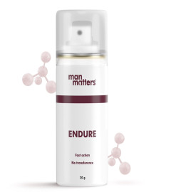 Man Matters Endure Long Last Non Transferable Scented Spray For Men 20 gm