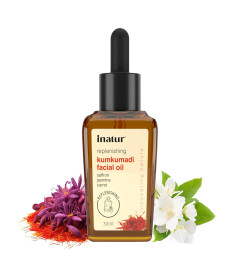 INATUR Kumkumadi Facial Oil Ayurvedic Formulation Organic, Anti-Ageing,30 ml