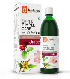 KRISHNA'S HERBAL & AYURVEDA Skin & Pimple Care Juice - 1000 Ml