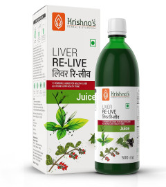 KRISHNA'S HERBAL & AYURVEDA Liver Re-Live Juice 1000 ml