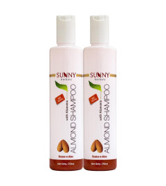 Sunny Almond Shampoo For Women & Men 250 ml (Pack of 2)