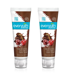 Everyuth Naturals Tan Removal Chocolate&Cherry Scrub 100 Gm (Pack Of 2)