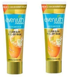 Everyuth Naturals Advanced Golden Glow Peel-Off Mask With 24k Gold, 100 g (Pack of 2)