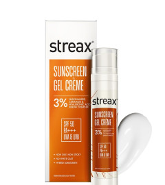 Streax Sunscreen Gel Crème SPF 50 PA+++, 50g (Pack of 2)