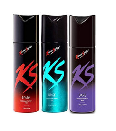 Kama Sutra Deo Combo Spark ,Urge ,Dare - 150 ml (Pack of 3)
