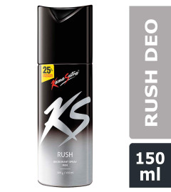 Kama Sutra Rush Deodorant for Men 150 ml (Pack of 2)