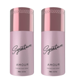 Signature Amour Deodorant Body Spray 250 ml (Pack of 2)