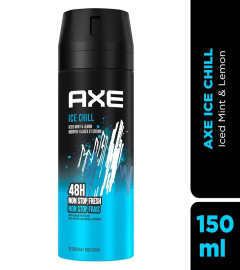 Axe Ice Chill Deodorant Body Spray for Men 150 ml (Pack of 2)