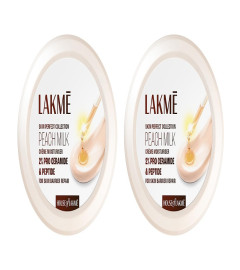 Lakmé Peach Milk Creme Moisturizer with 2% Pro-Ceramide & Peptides 100gm (pack of 2)