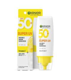 Garnier Super UV Invisible Serum Sunscreen SPF 50 PA++++ 30 ml (Pack of 2)