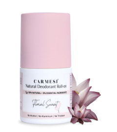 Carmesi Natural Deodorant Roll-on - Floral Sunset 50 ml (Pack of 2)