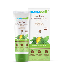 Mamaearth Tea Tree Oil-Free Moisturizer For Face 80 g (Pack of 2)