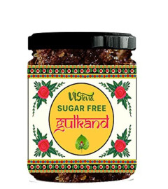 Vistevia Sugar Free Gulkand (Rose Jam) 230GM - free shipping