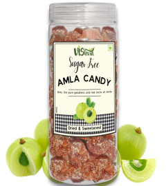 VIStevia Sugar Free Dried And Sweetened Amla Candy 250gm - free shipping