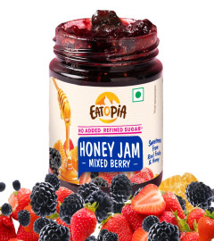 Eatopia Sugar Free Mixed Berry Honey Jam 240gm (free shipping)