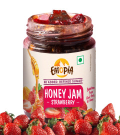 Eatopia Sugar Free Strawberry Honey Jam 240gm - free ship