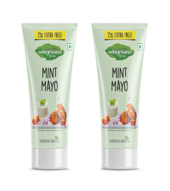 Wingreens Farms Mint Mayonnaise, 180g (pack of 2)free ship