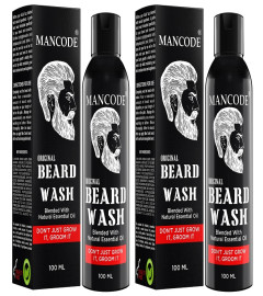 Mancode Original Beard Wash 100ml (pack of 2) free shipping