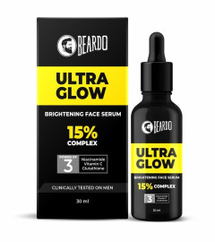 Beardo Ultra Glow Brightening Face Serum for Men 30ml - free shipping