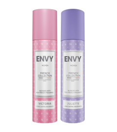 Envy Victoria & Juliette French Collection Deodorant For Women 120 ml (Pack Of 2)