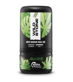 Wild Stone Awake Anti-Odour Roll On For Men 50 ml (Pack Of 2)